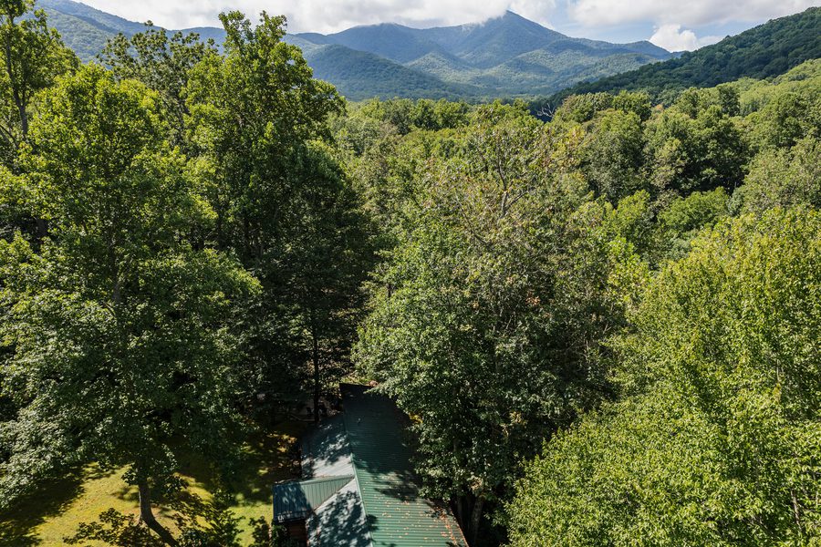 Blue Ridge Mountains panorama from the property